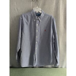 Ralph Lauren Polo Men's Custom Fit Gingham Button-Down Shirt